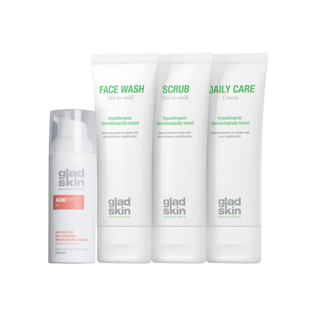 Acnefekt Gel & Face Wash & Scrub & Daily Care Cream